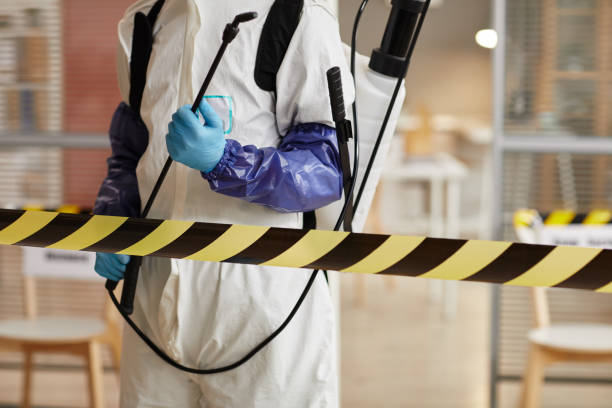 Professional Sewage Cleanup technician working in Clearwater, NE